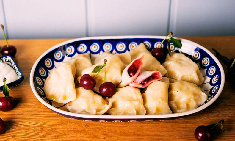 Pierogi is the Polish comfort-food - filled dumplings
