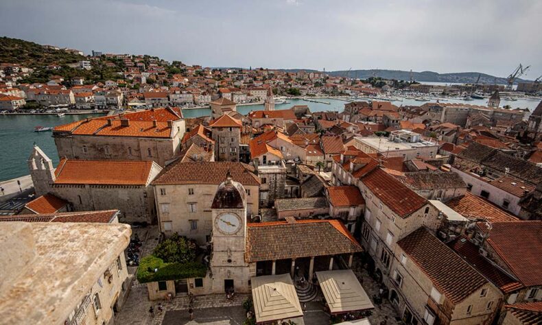 A view of the medieval town Trogir