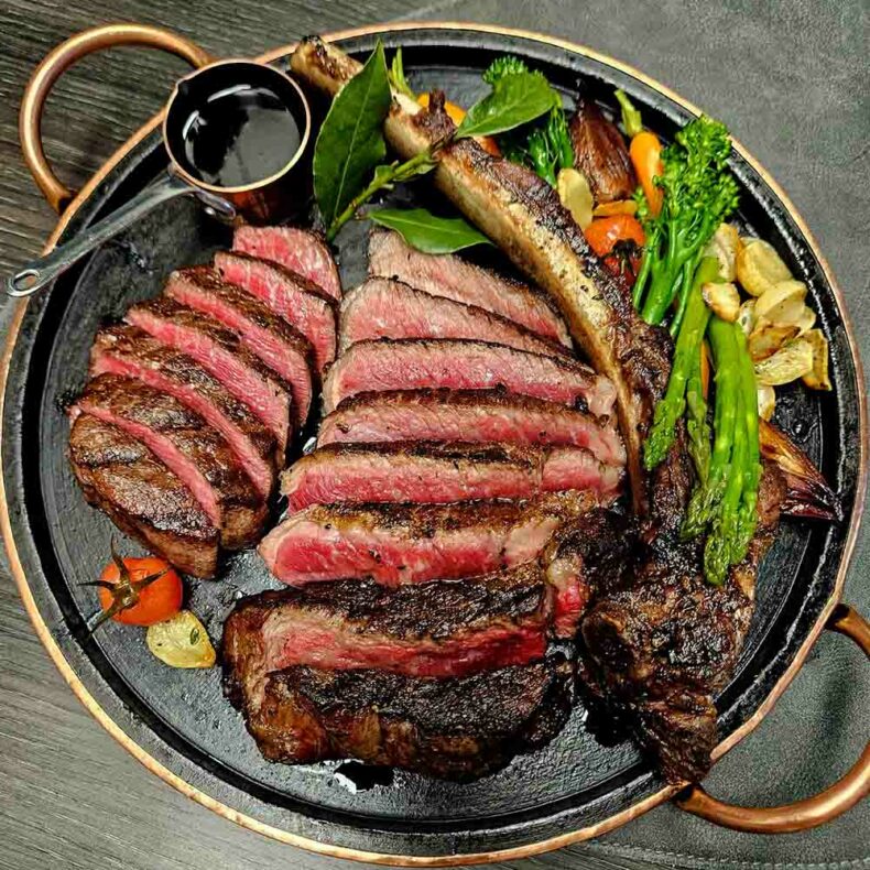 Restaurant Tauro specialises in exceptional steaks cooked with expertise, ranging from grilling to roasting