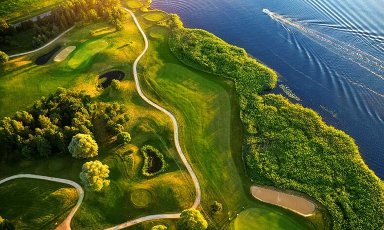 Ozo Golf landscape from above