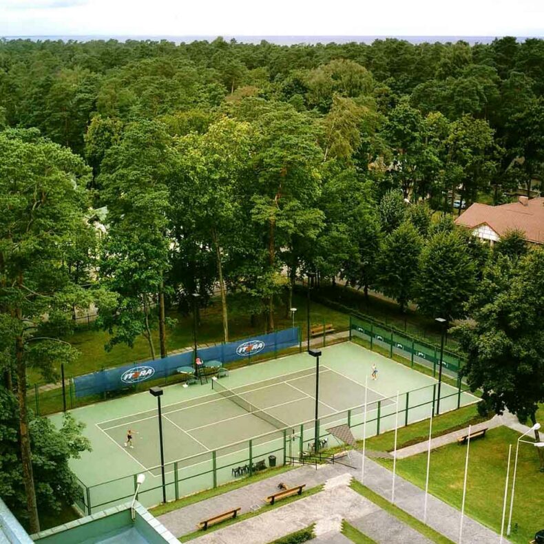 The Lielupe Tennis Centre, after renovation has become the most modern tennis complex in the Baltic states