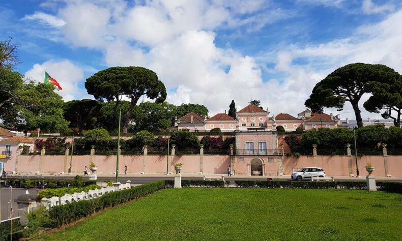 The Palácio Nacional de Belém - the official residence of the Portuguese president