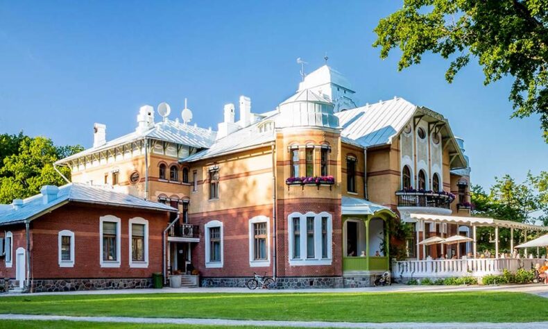Villa Ammende in Parnu is one of the best examples of the early Art Nouveau style in Estonia
