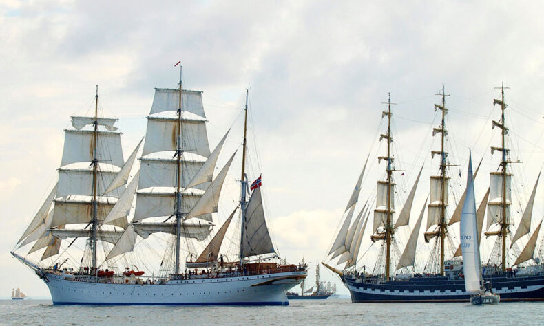 During the Tall Ships Races, the waterfronts of Tallinn come alive with sailing vessels and historic sailboats