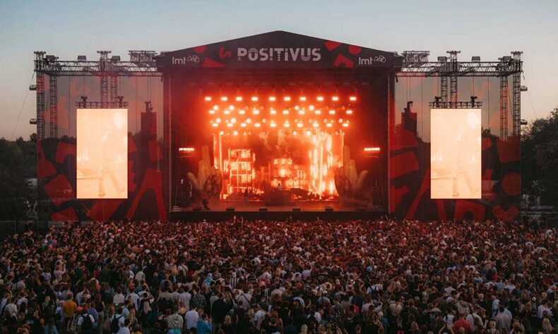 From July 19 to 21, Riga holds an annual music festival - the Positivus festival