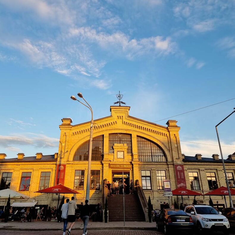 Halės Market is one of the oldest market areas in Vilnius