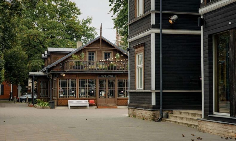 Kalnciema Market's well-preserved wooden architecture