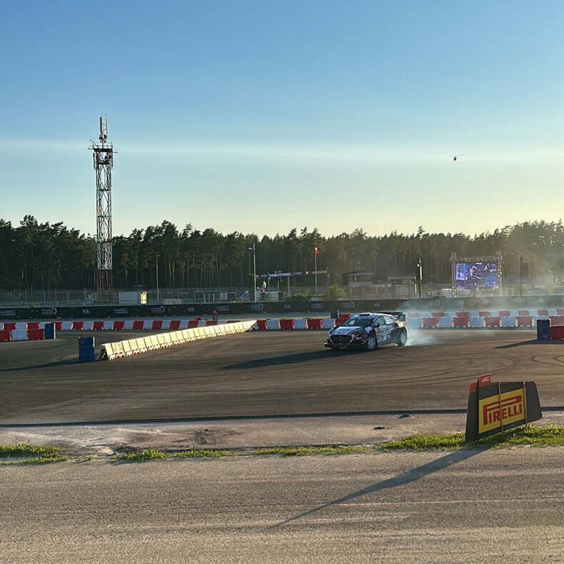 In 2024 Biķernieku circuit hosted a stage of the World Rally Championship