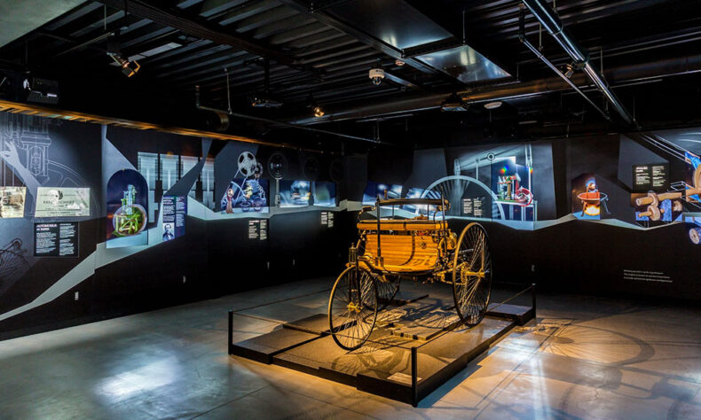 The Riga Motor Museum exhibition is organised in the form of an exciting interactive story