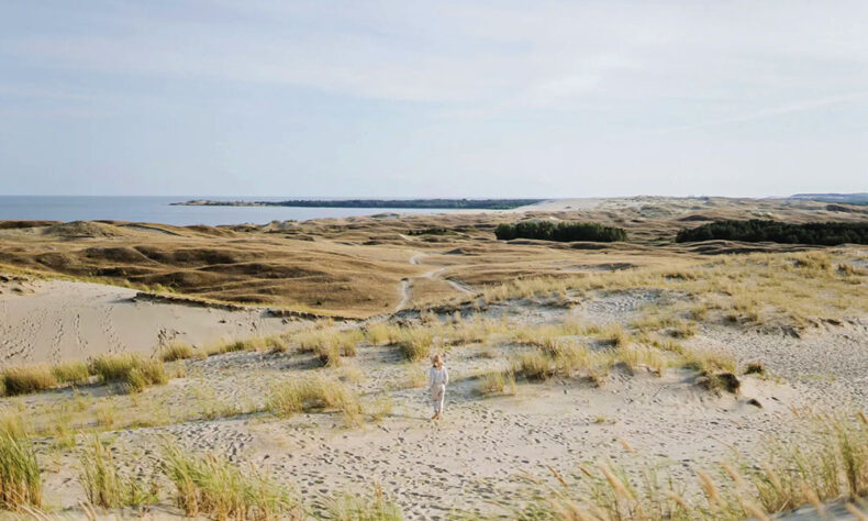 Curonian Spit is a 98-kilometre-long UNESCO World Heritage Site peninsula