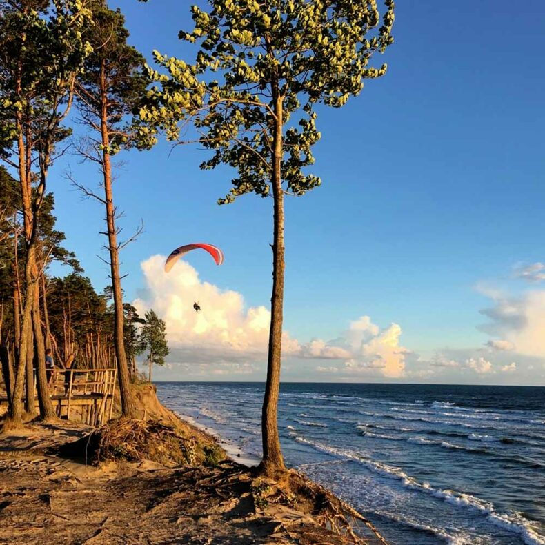 Dutchman's Cap is an impressive dune rising 24 metres above the sea