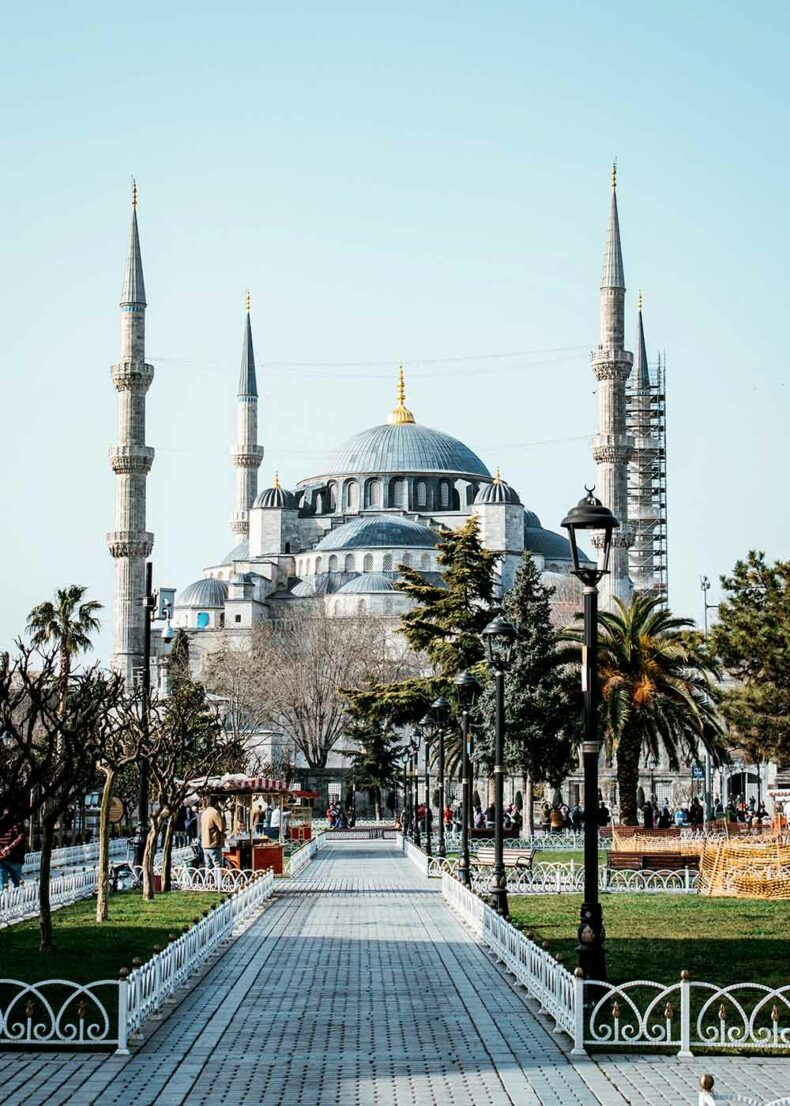 Istanbul city heart - the Sultan Ahmet mosque square