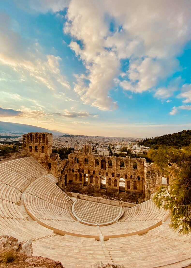 The Odeon of Herodes Atticus, a Roman theatre that still functions as a live music venue