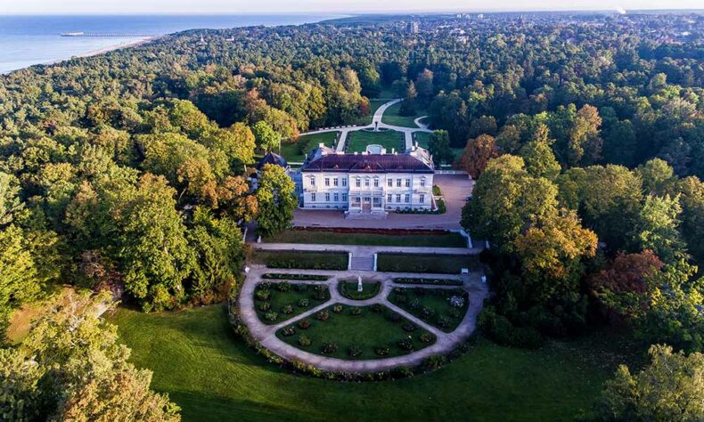 The Palanga Amber Museum boasts one of the largest amber collections in the world