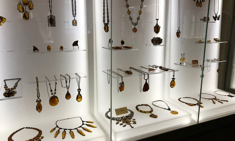 The Palanga Amber Museum boasts one of the largest amber collections in the world