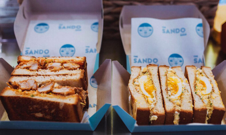 The Sando shop serves delicious Asian-inspired sandwiches