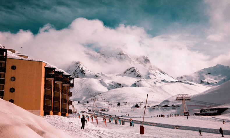 Val Thorens is the highest ski resort in Europe