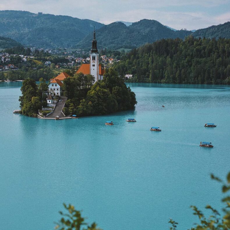 The Bled Lake is among the most striking sights on the European continent