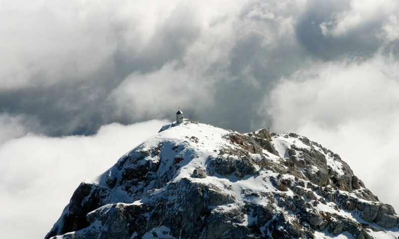 Triglav is Slovenia's highest mountain, reaching 2864 metres