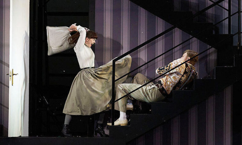 Enjoy an engaging performance of Tartuffe at the Mikhail Chekhov Riga Russian Theatre