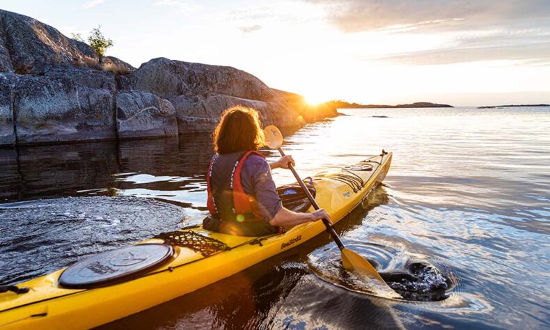 Kayaking is the best way to explore Stockholm's breathtaking beauty of the surrounding archipelago