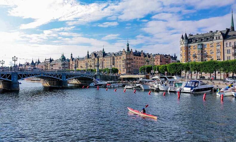 Stockholm is a kayaking paradise; explore the city from the water