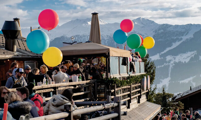 In Verbier – the fun continues off the slopes in the après-ski bars