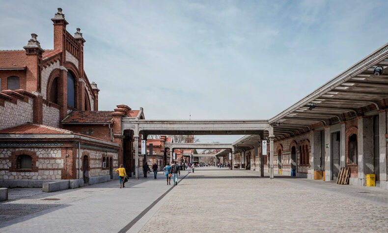 Matadero Madrid is a former slaughterhouse reimagined as a sprawling art and cultural centre