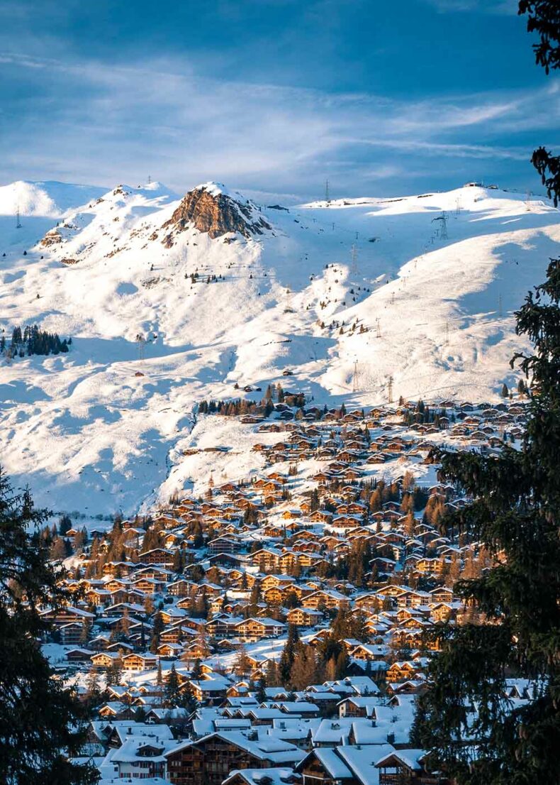 The village of Verbier - a recent winner of the World Ski Awards for Switzerland's best ski resort