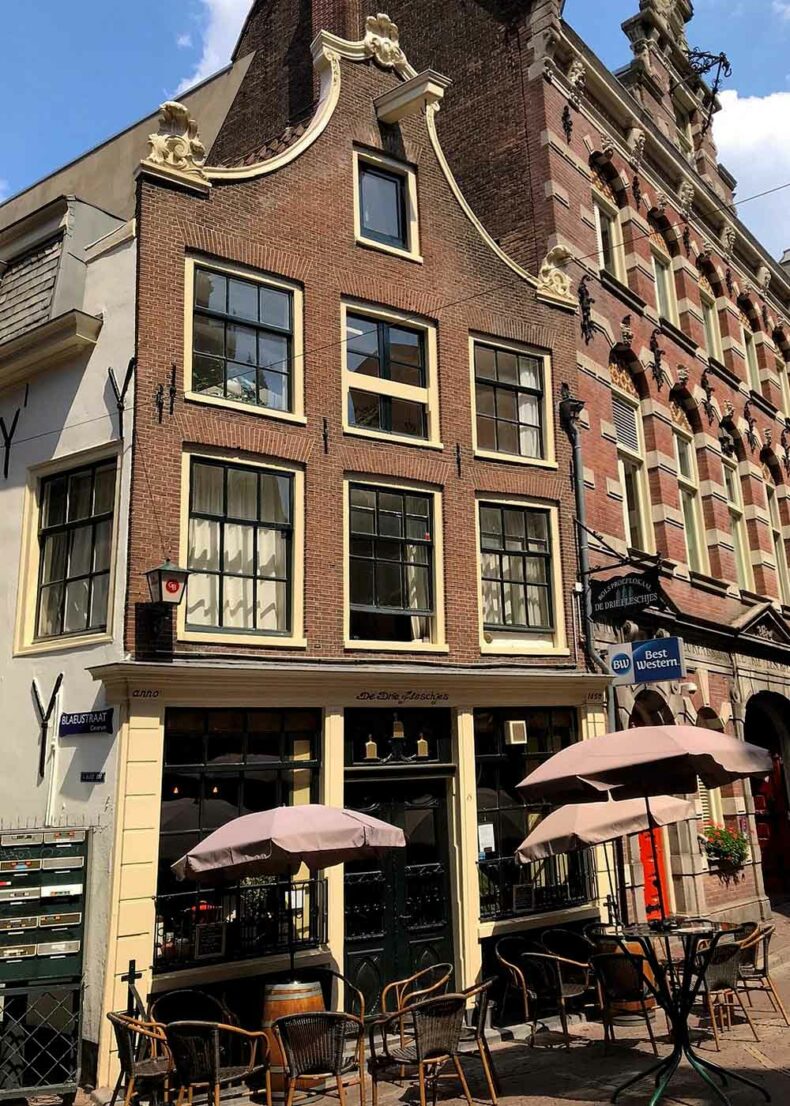 De Drie Fleschjes is the oldest tasting room for jenever - a traditional Dutch spirits