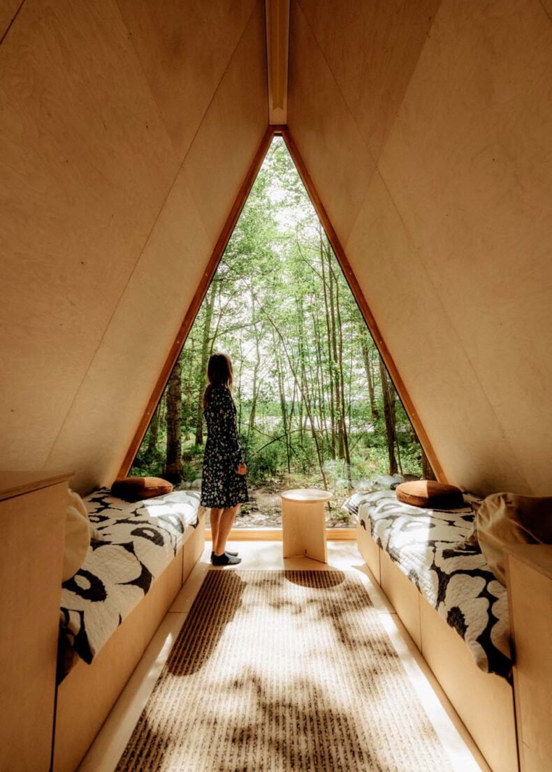 Enjoy a unique accommodation experience at Viikinsaari’s Nolla cabins