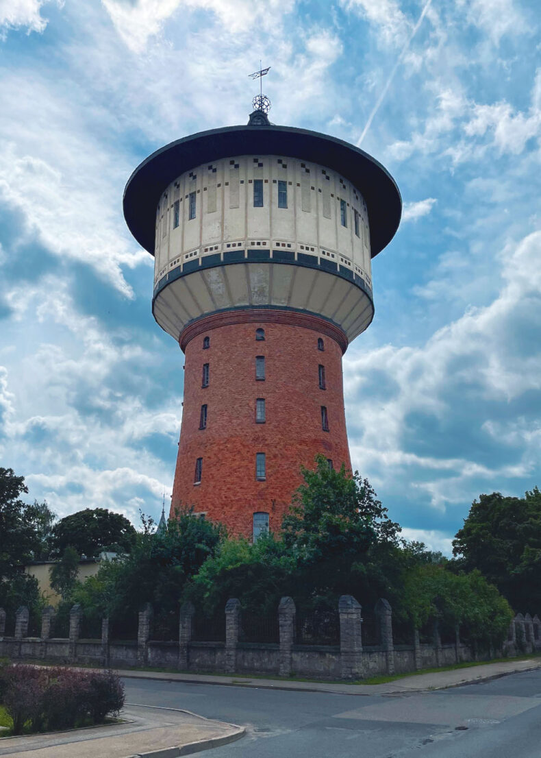 One of the Art Nouveau buildings in the Āgenskalns neighborhood, Riga - the water tower on Alīses Street