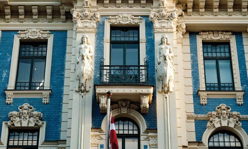 Take a look at art nouveau in Riga which is home to one of the largest collections of Art Nouveau buildings in Europe