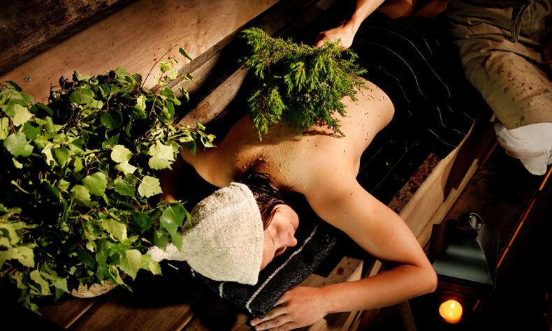 Have a complete winter holiday in Finland experiencing a traditional Finnish sauna