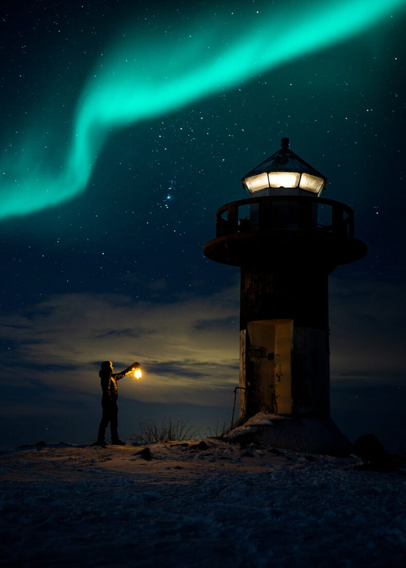 In Oulu in early September, the first auroras begin dancing across the Arctic sky